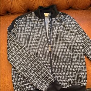 Michael Kors Black and White Patterned Jacket